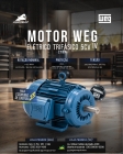 Motor Elétrico 5CV Trifásico Blindado Baixa Rotação Weg